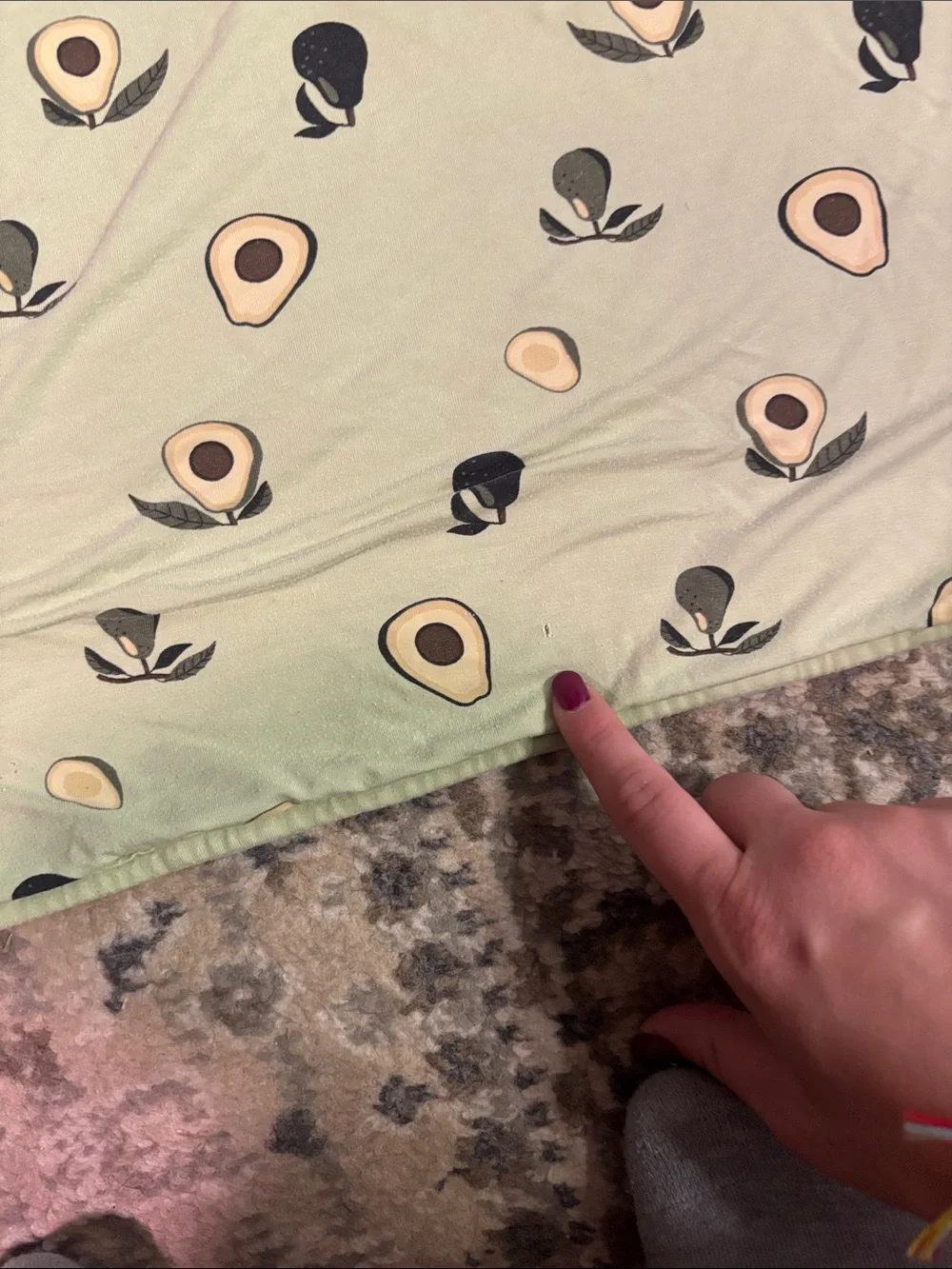 Kyte BABY Avocado toddler blanket